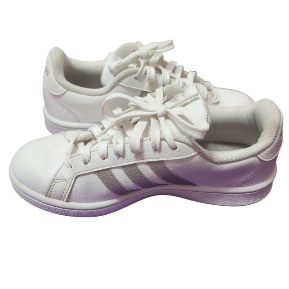 Adidas Cloudfoam Sneakers - White & Gray - Women’s Size 6.5 - Picture 2 of 16